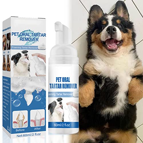 tártaro para cães 2 peças | Aromatizador bucal cães | placas e tártaro para cuidados orais animais e