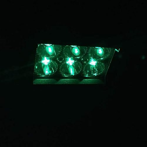 Miniatura 4 de Auxmotec Luces LED verdes de conducción de caza de 18 W, 4 pulgadas, barra de luz para todoterreno, camioneta, barco, tractor, pesca, caza,