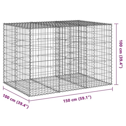 Panier gabion robuste assemblage sans outil pour corriger les vis-à-vis - 8