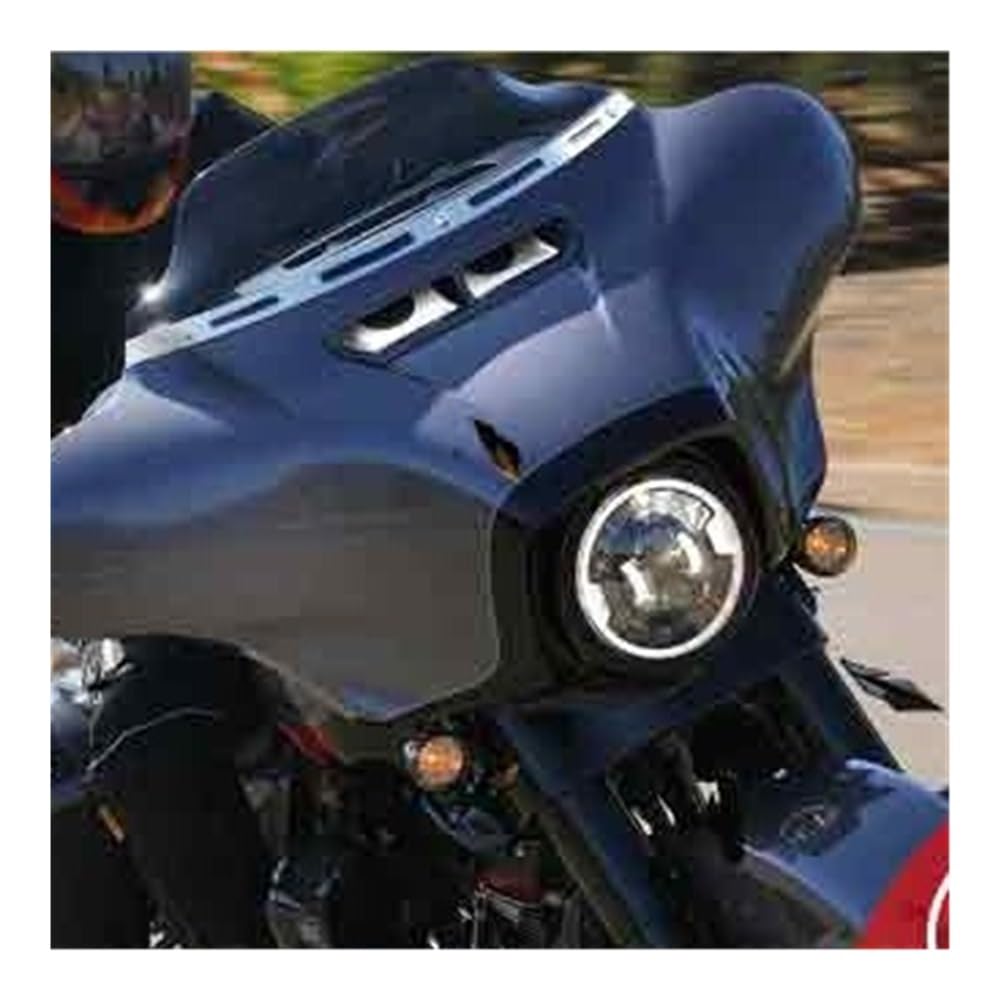 Parabrisas De Motocicleta 9" con Deflector Viento para Touring para Electra para Street para Trike para Tri Glide 14-2023 Parabrisas