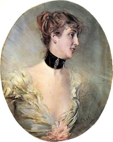 Peinture Giovanni Boldini la Comtesse Ritzer fait main par des professeurs