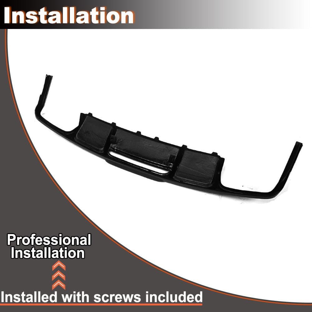 W218 Carbon Fiber Rear Diffuser fits for Mercedes-Benz CLS Class W218 Sedan 2015-2017 CLS400 CLS500 CLS550 Base CLS63 AMG S Auto Lower Bumper Lip Spoiler Body Kit Factory Outlet