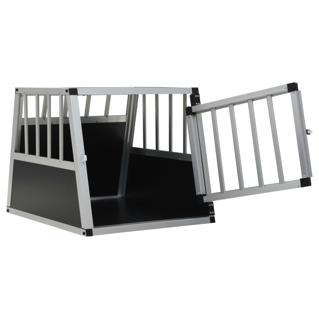 INLIFE Hundetransportbox mit Einzeltür 54 x 69 x 50 cm,9,65 KG,170666