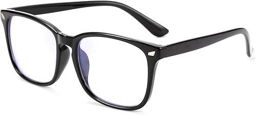 FEISEDY Gafas de bloqueo de luz azul de lectura vintage para mujeres y hombres, lentes de bisagra de resorte B2519