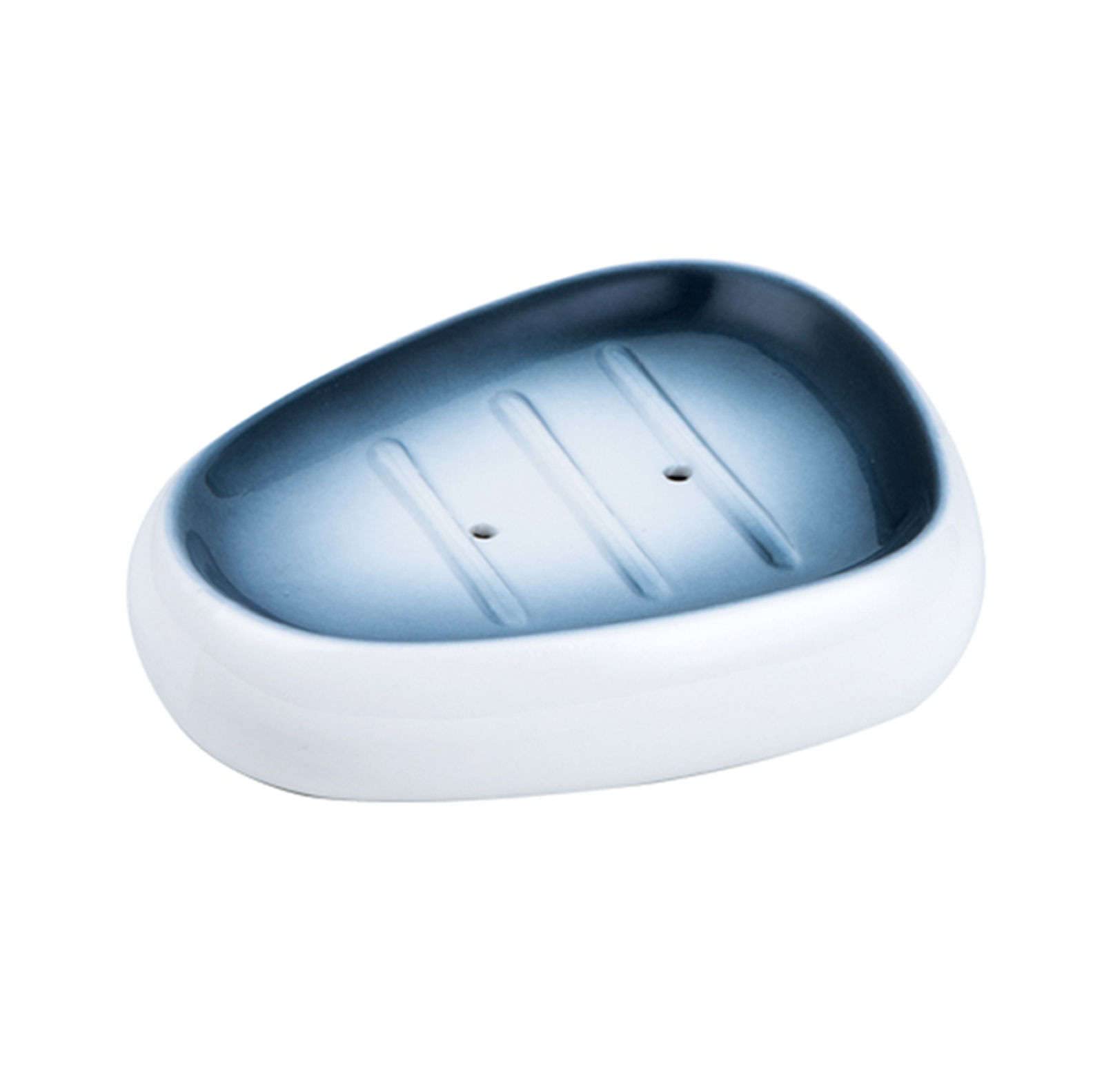 soap dispenser, soap dish,Blue Gradientl Foaming Soap Dispenser, Refillable Lotion For Bathroom Vanity Countertop, Ceramic Shampoo Dispenser-Lotion bottle-Gradient