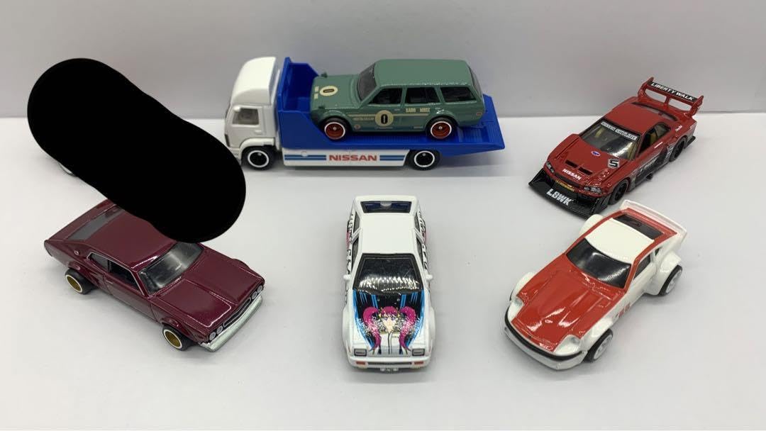 6台セット！プレミアムのホットウィール。日産スカイラインやダットサン510ワゴン Amazon.co.jp: 6台セットプレミアムのホットウィール。日産