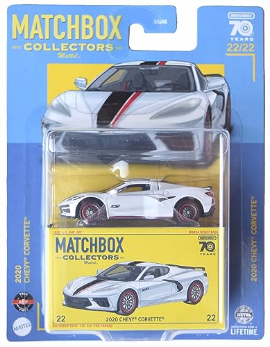 Matchbox 2020 Chevy Corvette, White 22/22 Collectors Edition