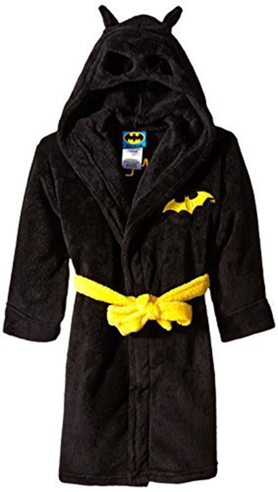 DC Comics Boys' Toddler Batman Hooded Robe