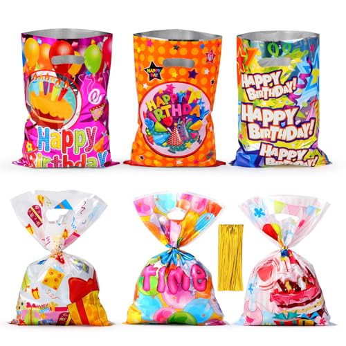 Blendura Bolsas Chuches Cumpleaños, 40 PCS Bolsas de Papel de Colores Bolsas Regalo Cumpleaños, Bolsas Regalo Infantil para Envolver Regalos, Bodas Blendura Bolsas Chuches Cumpleaños, 40 PCS Bolsas de Papel de Colores Bolsas Regalo Cumpleaños, Bolsas Regalo Infantil para Envolver Regalos, Bodas