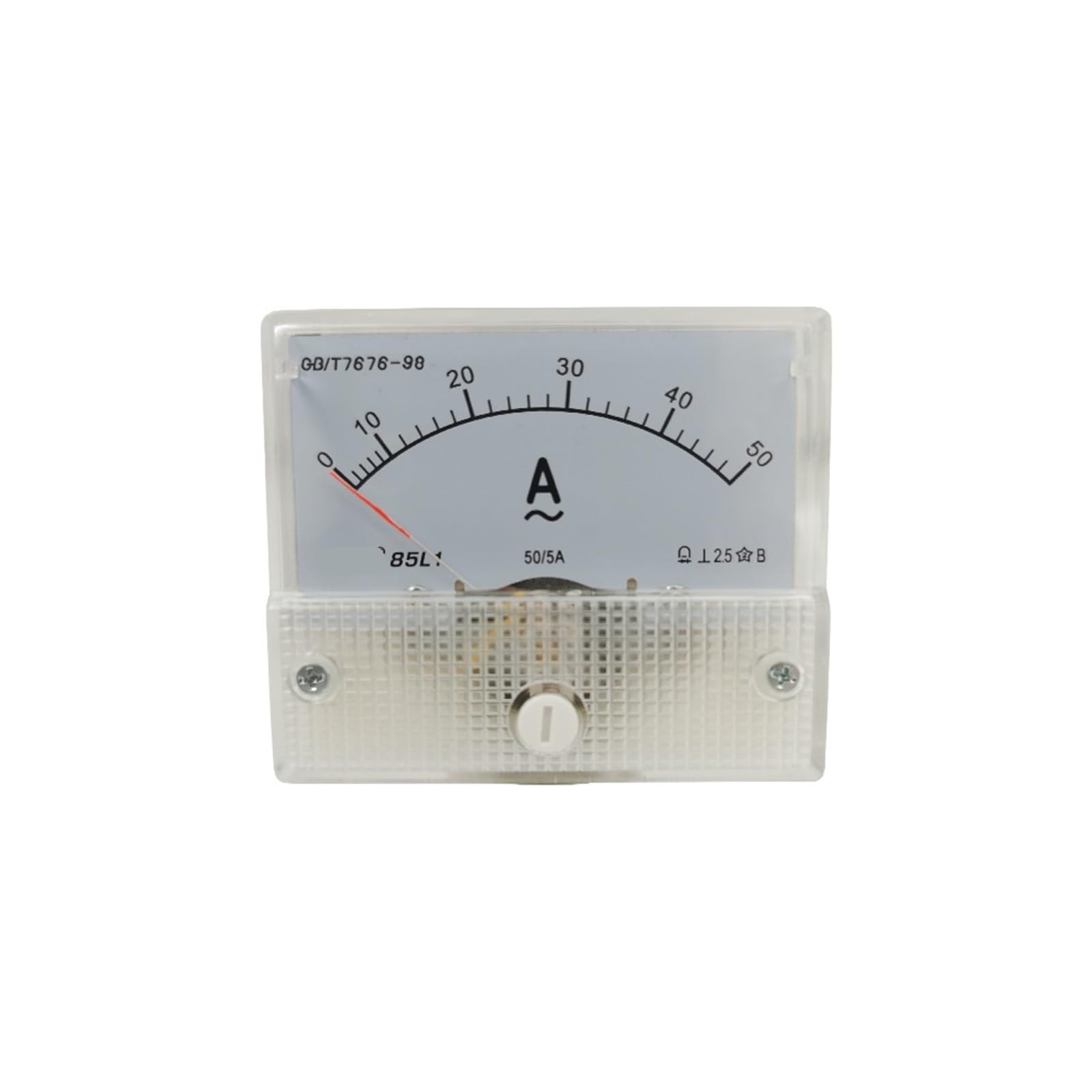 Compteur analogique AC 50/5A à 400/5A boîtier 64x56mm format panneau - 6