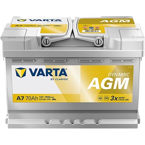VARTA Batterie 70, Ah 760, A/​EN 570901076K262 L 278mm B 175mm H 190mm