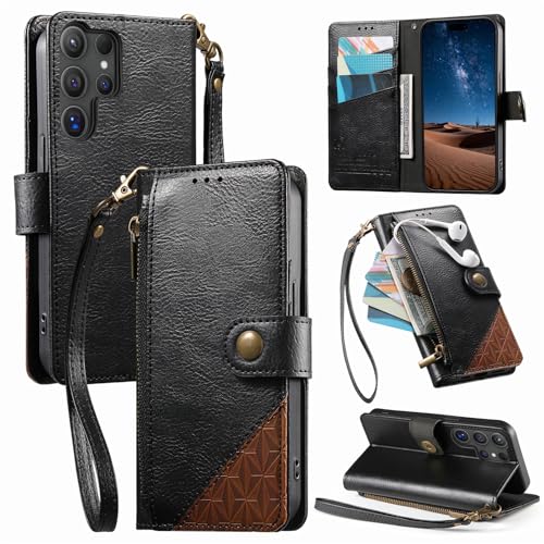 �X�}�z�P�[�X�Ή� Galaxy S26 Ultra �P�[�X �蒠�^ ���C�|�P�b�g �����\ ���z�^ Magsafe�Ή� �M�����N�V�[ S26 Ultra �p�J�o�[ �X�^���h�@�\ RFID�u���b�L���O PU���U�[ �}�O�l�b�g�t�� ���z�t�� �J�[�h���K�J�[�h�|