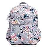 Vera Bradley Performance Twill Xl Campus Backpack, Parisian Bouquet, One Size