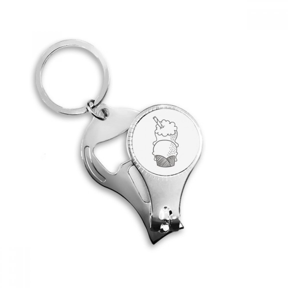 Pince à ongles 2-en-1 et décapsuleur précis Black Outline
