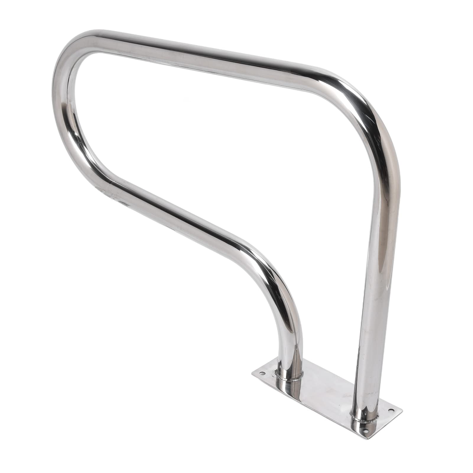 Riel de Escalera para Piscina, Pasamanos Duradero Pulido de Alto Brillo para Parques Acuáticos, Rampas de 30,7x22,4x3,9 Pulgadas para Piscinas Grandes, Hidroterapia de Spa, Material 304