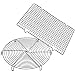 Zuzer – Lot 2 Grilles Refroidissement Pâtisserie – Ronde & Rectangulaire – Acier Inoxydable – Multifonction