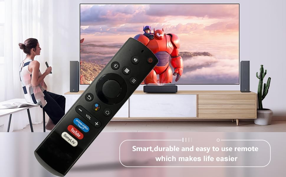 Image of ZdalaMit Original Remote Control Compatible with Thomson /Kodak Voice Remote Control Suitable for Thomson /Kodak Smart LED TV with Voice Function