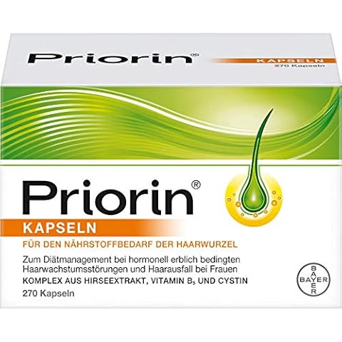 Priorin Kapseln bei hormonell erblich bedingtem Haarausfall(1) bei Frauen, 270 Kapseln Cover