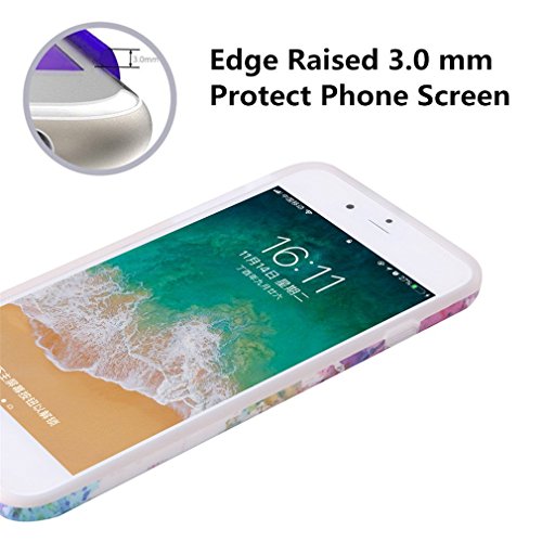 Iphone 6S Plus Case Marble, Slim-Fit Anti-Scratch Imd Soft Tpu Cover With Design Pattern For Iphone 6 Plus / Iphone 6S Plus (World Map) #TOP3