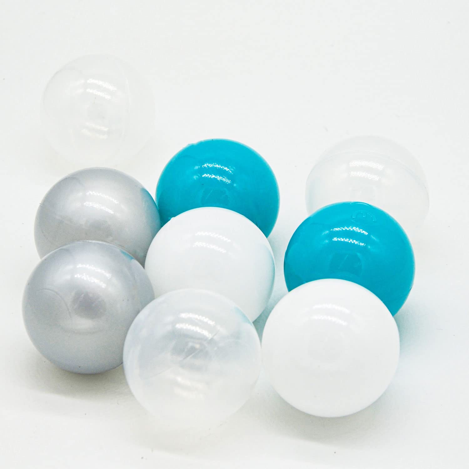 LittleTom 200 Palline Colorate per Piscina Bambini - 5,5cm Giochi Bimbi - Palla Plastica Colorata - Palloni