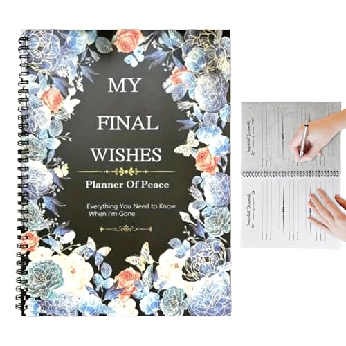 エンドオブライフオーガナイザー、最終アレンジメントオーガナイザー、毎日のアレンジメントのためのワークブックジャーナル、男性、女性、ビジネス問題、家族の受益者情報