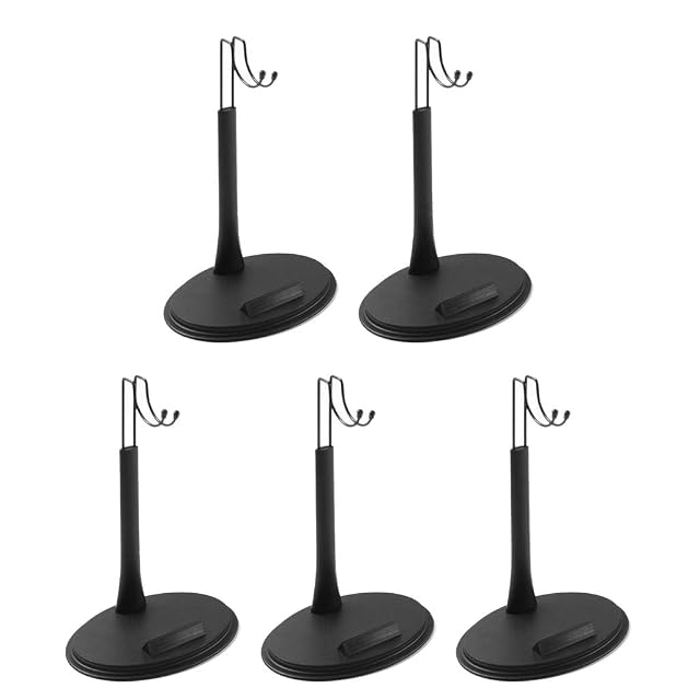 SUCHUANGUANG U Type1 / 6 Scale Action Figure Base Display Stand 5 Pack Soporte de muñeca de plástico