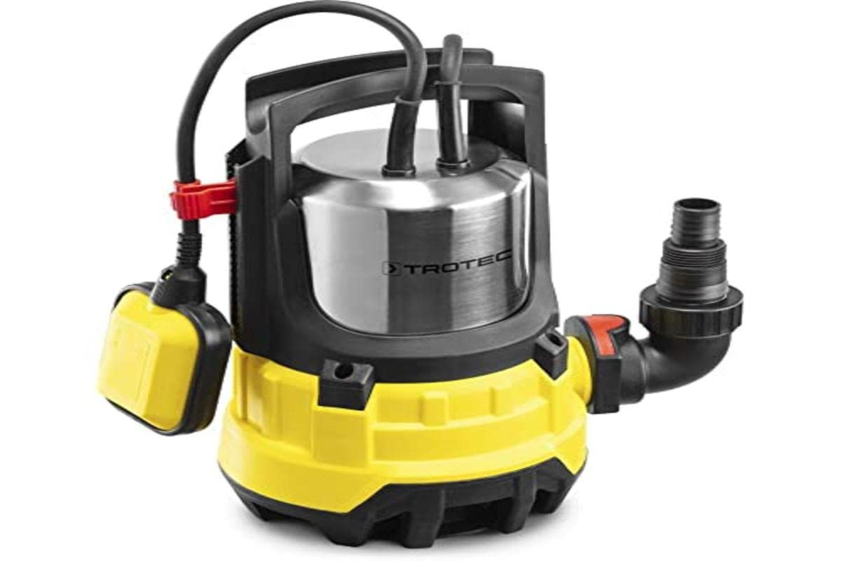 TROTEC TWP 11000 ES Schmutzwasser-Tauchpumpe – 20.000 l/h, 1.100 W, Partikel bis 25 mm, Schwimmschalter, Dauerbetrieb, Trockenlaufschutz
