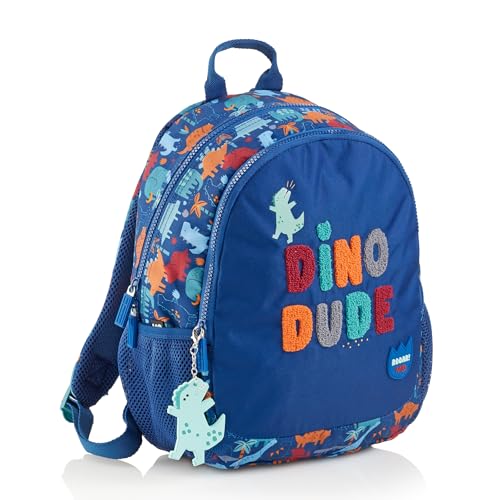 Miquelrius Unisex Kinder Mochila Doble Reciclada Dino Dude Rucksack, blau