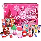 2025 Adventskalender Weihnachtsgeschenke für Frauen - 24-teiliges Spa-Sets für Sie, Handcreme,...