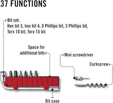Victorinox Swiss Tool X Plus Ratchet Swiss Army Knife, 35 Function Swiss Made Multi-Tool with Needle-nose pliers, Wire Cutter, Crate Opener and Large Blade - Silver