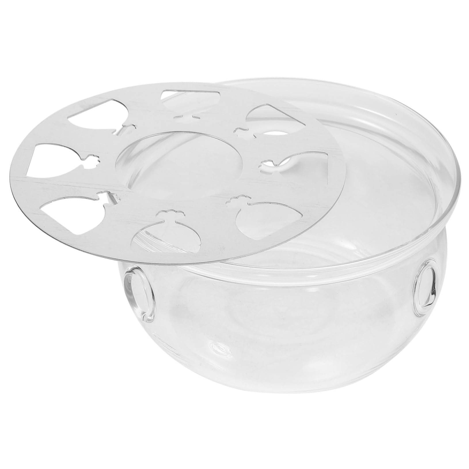 OUNONA Glass Teapot Warmer Stand Chic Heating Base for Glass Teapots for Daily Tea Use Smooth Surface for Tea Lovers and Home Decor
