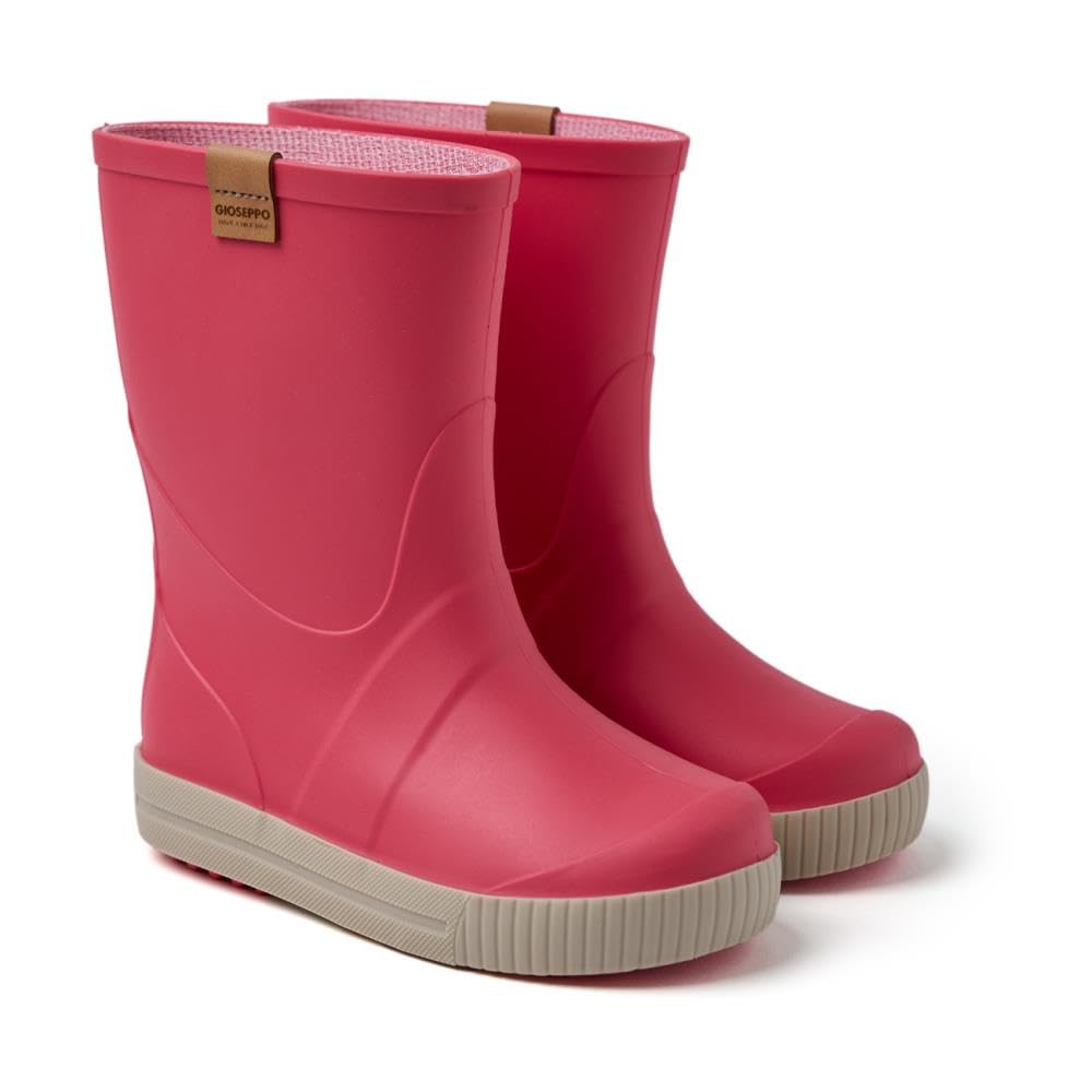 GIOSEPPO Girl's Barsness Rain Boot, Coral Garden, 12 UK Child