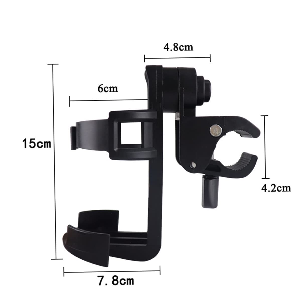 Homoyoyo Stroller Cup Holder Set 2 Pack Water Bottle Holders for Baby Bike Plastic Easy Installation Suitable for Umbrella Cars