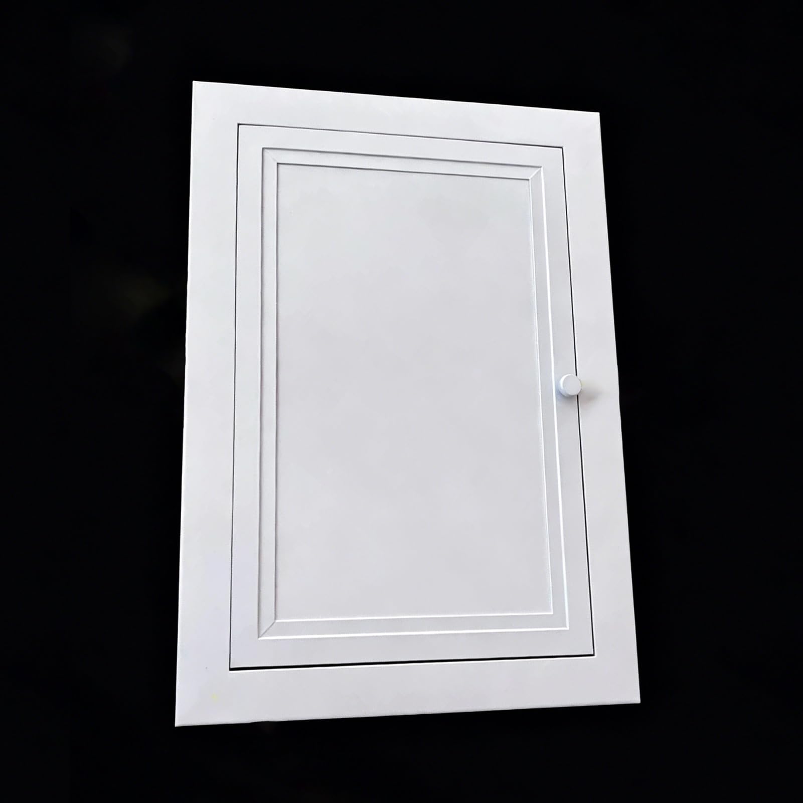 Sydvoxt White Drywall Access Panel with Handle, Laundry Chute/Outdoor Kitchen Plumbing Access Door, Recessed Electrical Panel Cover Pumps Duct Access Hatch(12x12in(30x30cm))