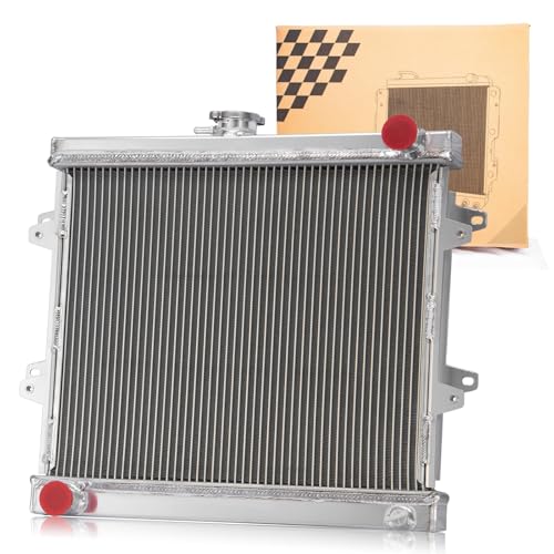 Toyota Radiator, Aluminum Radiator for 1984-1995 Toyota 4 Runner Pickup Base DLX LN55 LN67 LN76 RN02 RN60 RN63 SR5 2.4L L4, Radiator for 4 Runner Pickup 84-95 85 86 87 88 1989 1990 1991 1992 1993 1994
