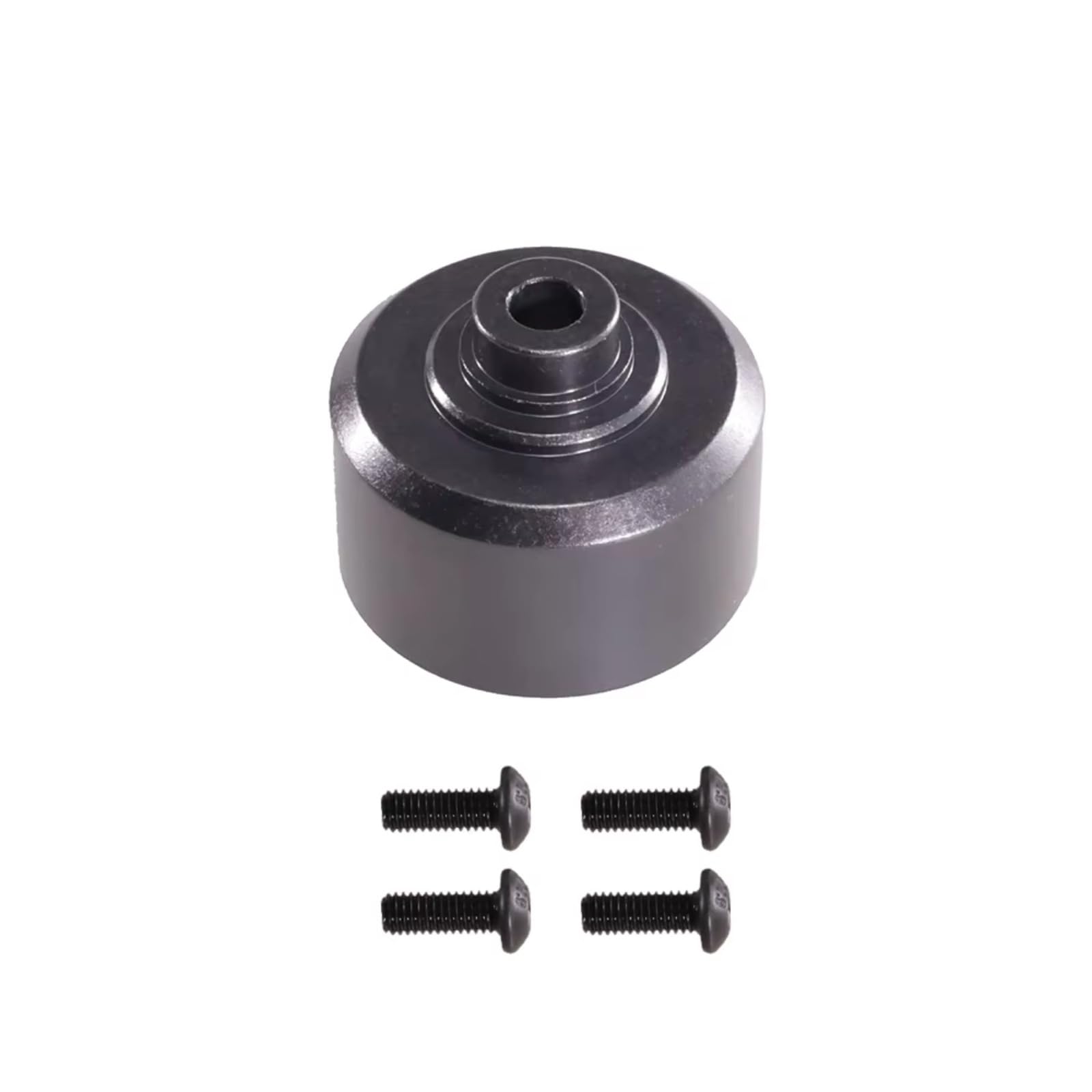 RC Car Parts Compatible With MJX For HYPER GO 10208 1/7 1/10 RC Car Parts Accessories Metal Differential Gearbox Housing Suitable For Swing Arm(Black)