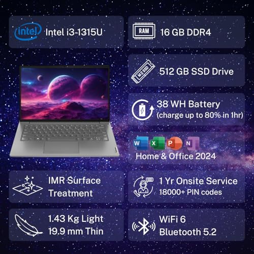 Lenovo V14 Intel Core i3 13th Gen 14" FHD 16GB 512GB SSD - Image 3