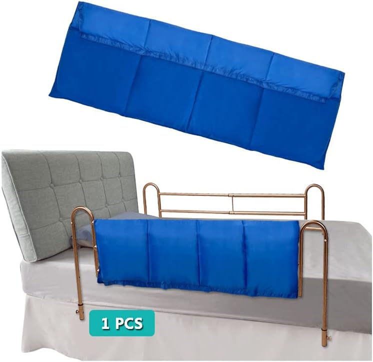 MYBOW Bed Rail Padding Cushion for Hospital Bed Rail Pads Protector Cover Bed Barrier for Adults Elderly Safety Guard Bed Railing Bumper Medical Foam Crib Padding Bed Side Rails Covers - 1 PCS