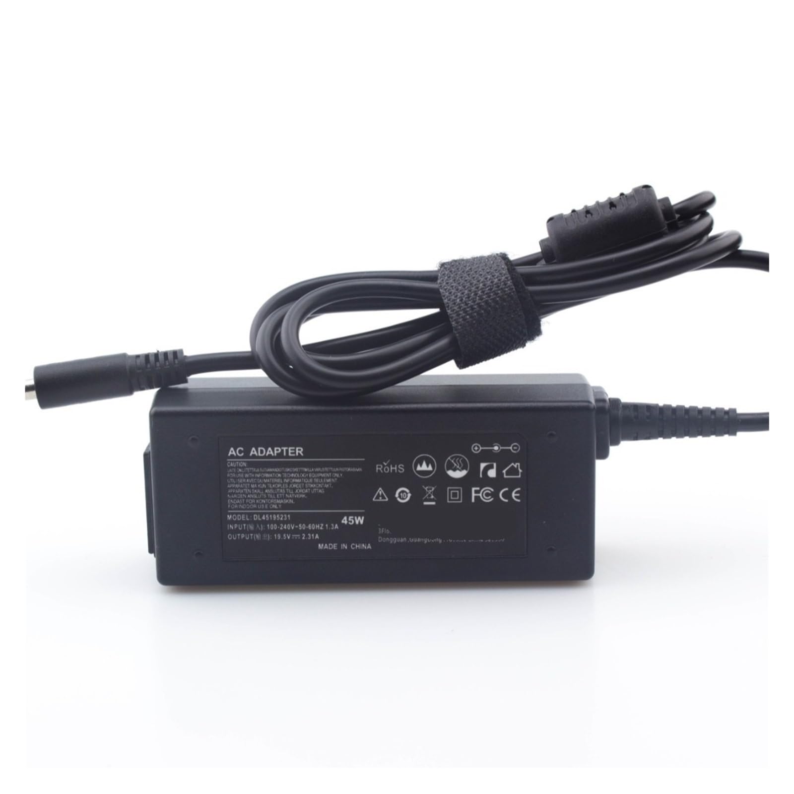 Cargador de 45W y 19.5V ideal para estudiar y trabajar con tu portátil en cafeterías
