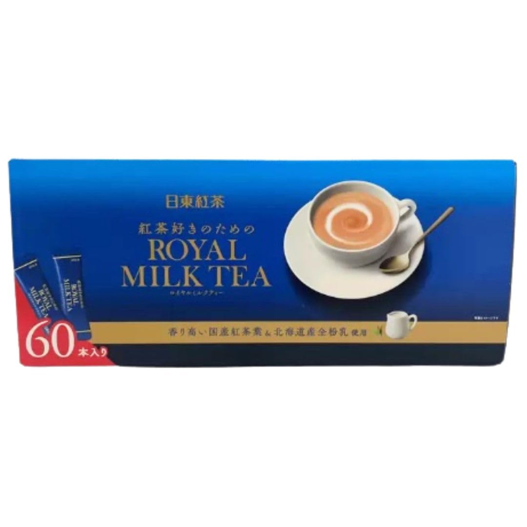 日東紅茶 ロイヤルミルクティー ２袋 セット Amazon.co.jp: 【2個セット】 日東紅茶 ロイヤルミルクティー 60本入り