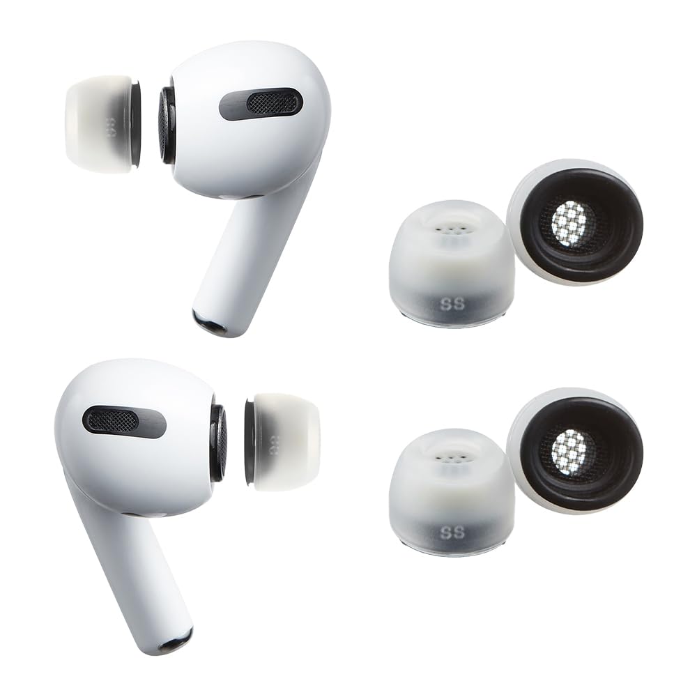 AZLA MAX for Airpods Pro 1st & 2nd Gen (SS) – Airpod Pro Ear Tip Replacement – Airpod Pro Tips with Premium Silicone, Airpod Pro Tips, Airpod Ear Tips