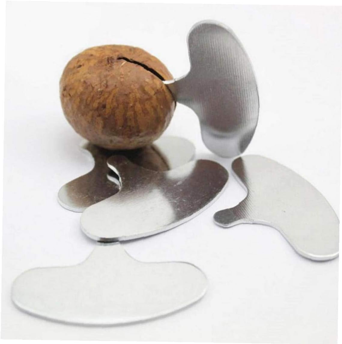 5pcs Kitchen Mini Nut Crackers Stainless Steel Macadamia Walnut Opener Portable Camping Nut Tools: Home & Kitchen