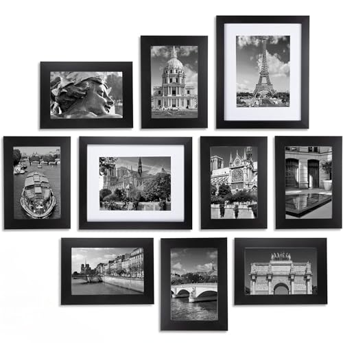 Postavo 10er Bilderrahmen Set - 8x für [9x13cm] Bilder & 2x für [18x13cm]...