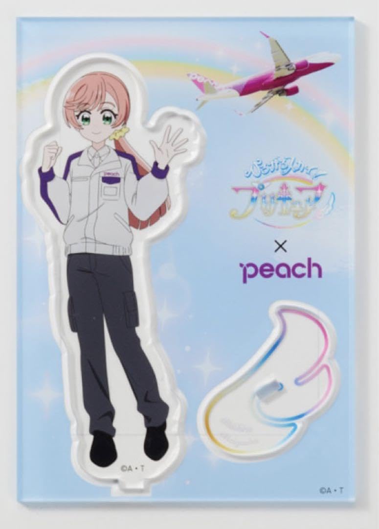 ひろがるスカイ！プリキュア Peachアクリルスタンド コラボジェット限定商品 Amazon.co.jp: ひろがるスカイプリキュア peach 機内限定品アクリル