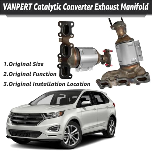 Convertidor catalítico Ford Edge 3.5L que reduce emisiones y optimiza el motor 4