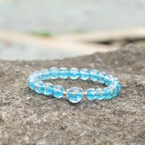 Firefly Beads Bracelet Firefly Glass Bracelet Luminous Bead Bracelet for Women Glass Mermaid Bracelet Bangles Anti Anxeity Healing Energy3