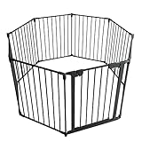 Petrasia ペットサークル 犬 サークル ドア付 折り畳み 折畳み フェンス 室内 屋外 広い ケージ ゲート 犬 猫 うさぎ ウサギ 飼育 プレイサークル 犬のサークル ペットゲートPecocochi 本体8枚セット DGY vo414850