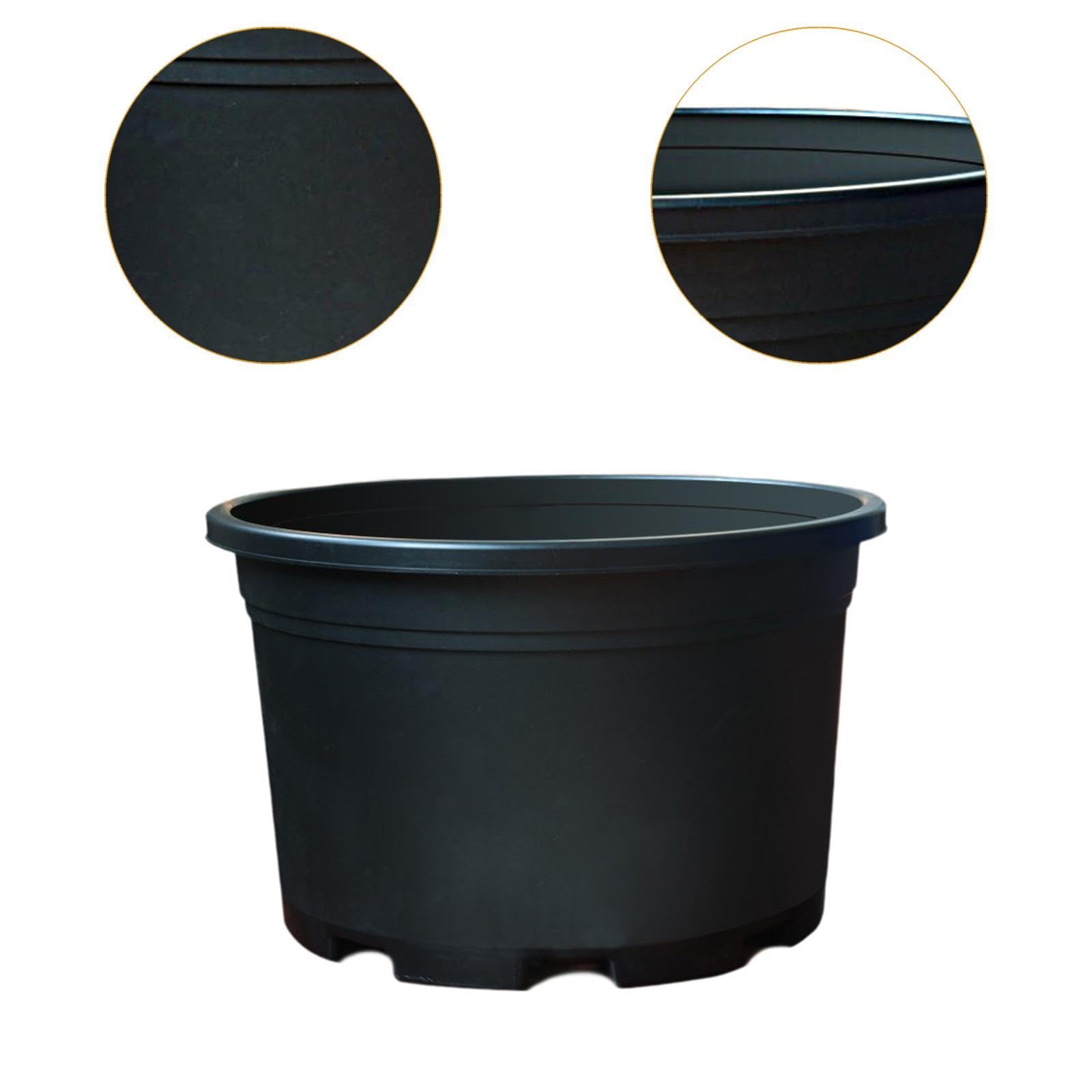 Pot de Fleurs avec Drainage, Pot de Pépinière Simple pour Fraisiers, Plantes D'intérieur, Violettes, Jardin, 45 Cm