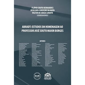 Capa do livro ABRADT – Estudos em Homenagem ao Professor José Souto Maior Borges