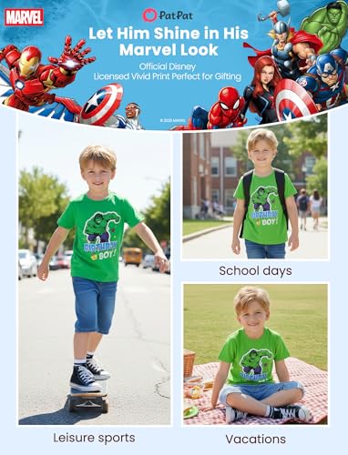 Image of Disney Kids Birthday Shirts 2-9Y, Cute Graphic Tees, Birthday Party Outfit | Disney Officially Licensed, Birthday Girl & Boy T-Shirts, Special Day Outfit, Favorite Character Gift, Soft & Comfortable
